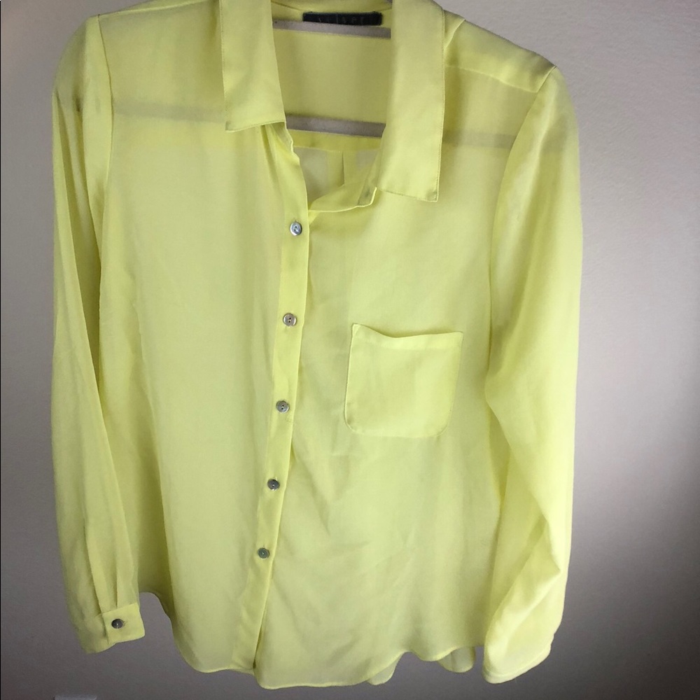 Velvet button up blouse
